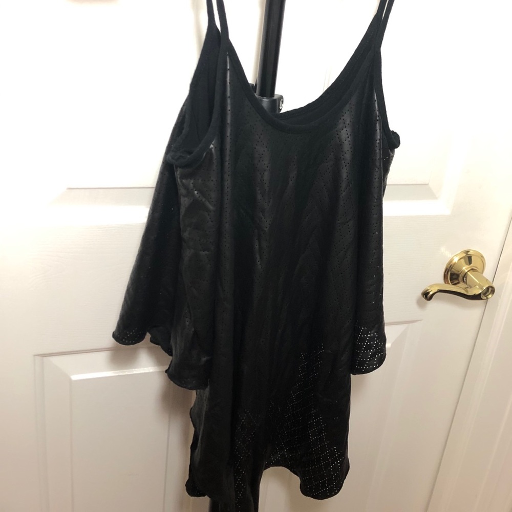 LEATHER TANK TOP
